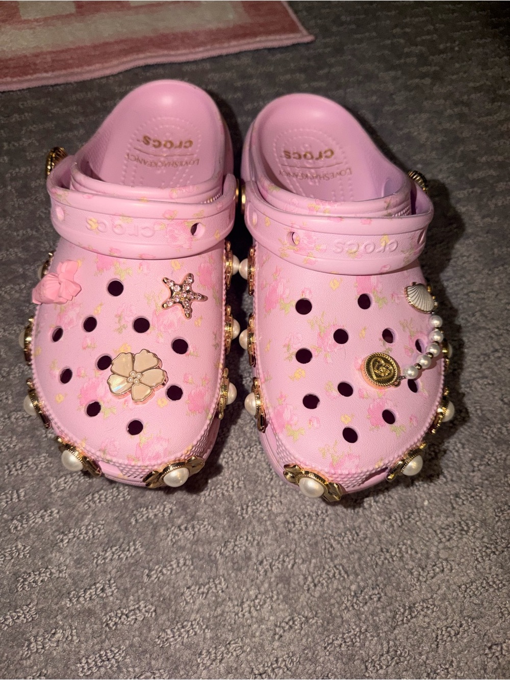 Love shack fancy croc platforms